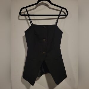 Topshop Black Formal Top